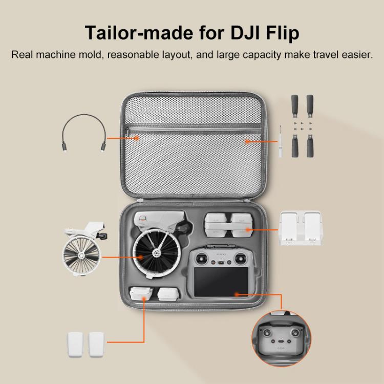 BRDRC Drone Portable Case Single Shoulder Messenger Bag Handbag, For DJI Flip BRDRC Drone Portable Case Single Shoulder Messenger Bag Handbag, For DJI Flip